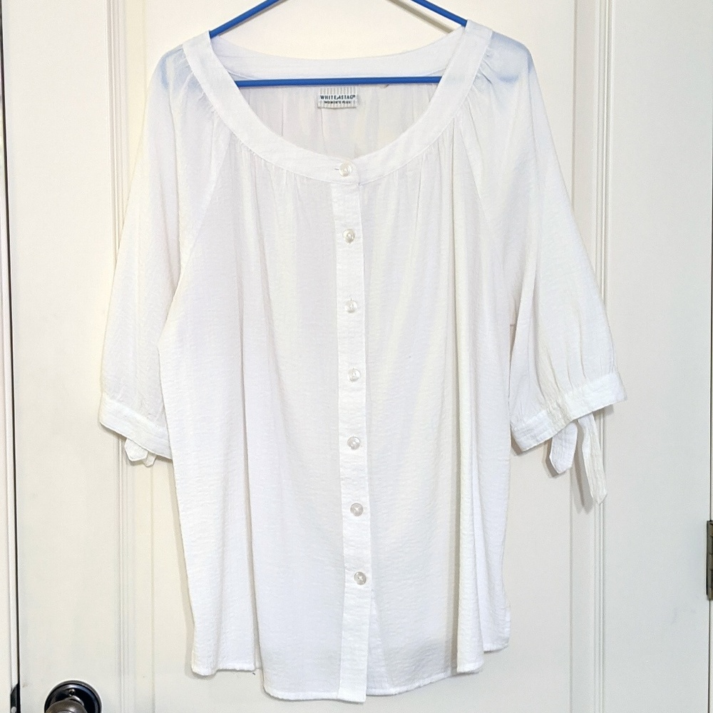 Flowy White Tunic by White Stag